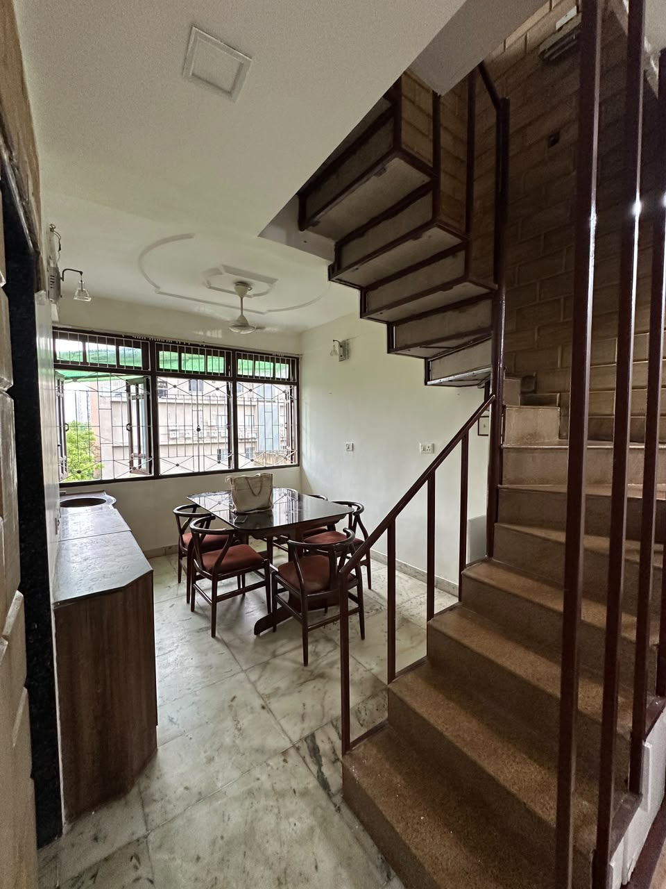 Stay Mate duplex residence architecture and common area at Aditya Apartment, Ahmedabad